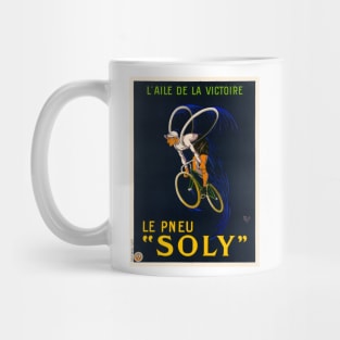 Le Pneu Soly France Vintage Poster 1922 Mug